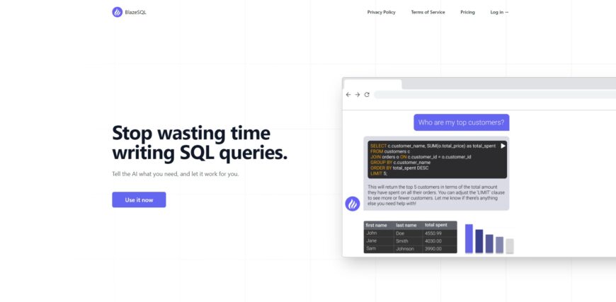 Blaze SQL