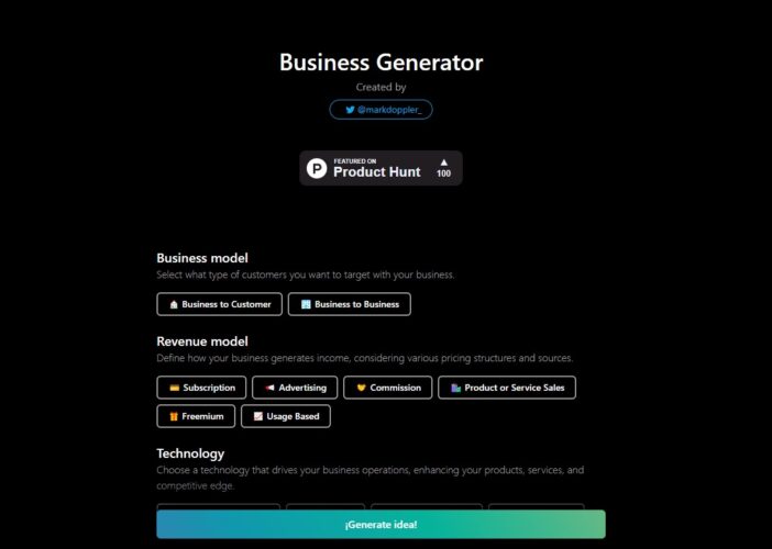 Business Generator