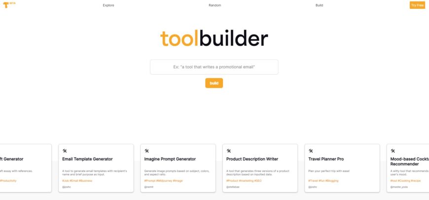 Toolbuilder